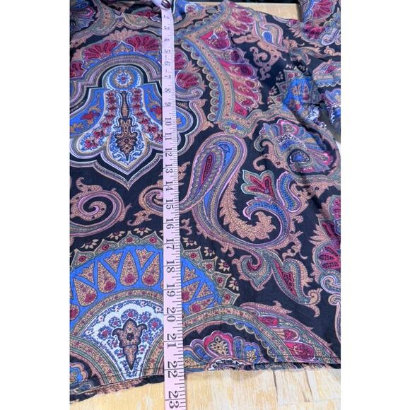 Vtg Lee Winter 2pc Set Separates Sz 8 Dark Paisley Heritage Classic Preppy Brit - Picture 8 of 16